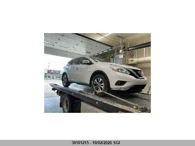 5N1AZ2MH6GN143971 — 2016 Nissan Murano S/SL/SV/Platinum, Биологическая или химическая опасность (Bio Hazard), фото до ремонта
