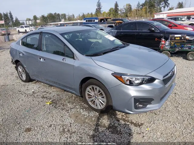 4S3GKAD68J3621693 — 2018 Subaru Impreza 2.0I Premium, Задняя часть (Rear), фото до ремонта