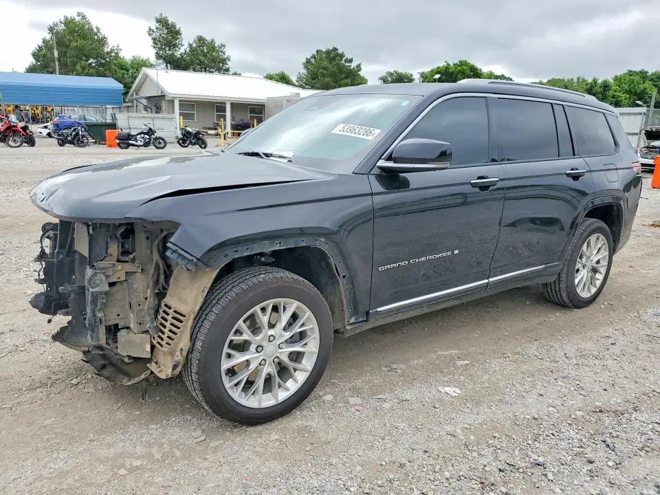 1C4RJKEG2M8102378 — 2021 Jeep Grand Cherokee, Передняя часть (Front End), фото до ремонта