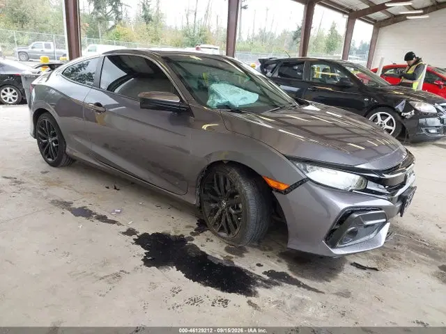 2HGFC3A54LH752055 — 2020 Honda Civic SI Coupe, Передняя часть (Front End), фото до ремонта