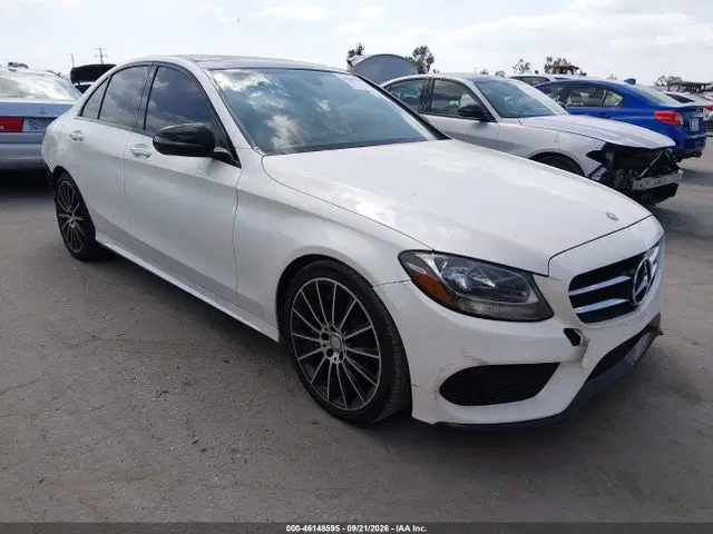 55SWF4JB4HU179767 — 2017 Mercedes-Benz C 300 Sport, Задняя часть (Rear), фото до ремонта