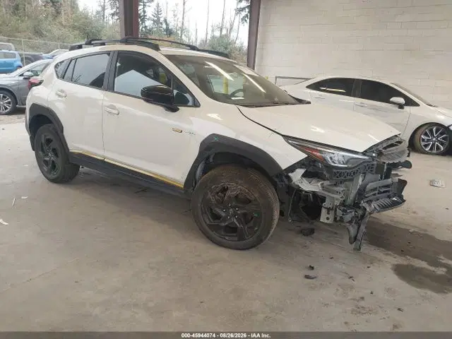 4S4GUHF67R3780423 — 2024 Subaru Crosstrek Sport, Передняя часть (Front End), фото до ремонта